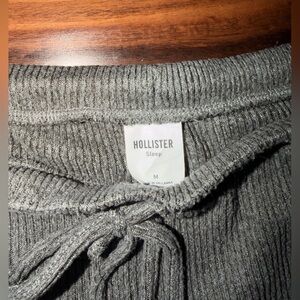 Hollister Charcoal Knit Sweatpants